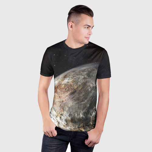 Мужская футболка 3D Slim Плутон - фото 3