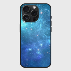 Чехол силиконовый для Apple iPhone 15 Pro матовый Космос