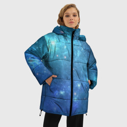 Женская зимняя куртка Oversize Космос - фото 2