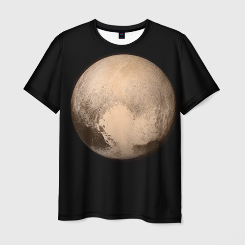 Мужская футболка 3D Плутон, цвет 3D печать