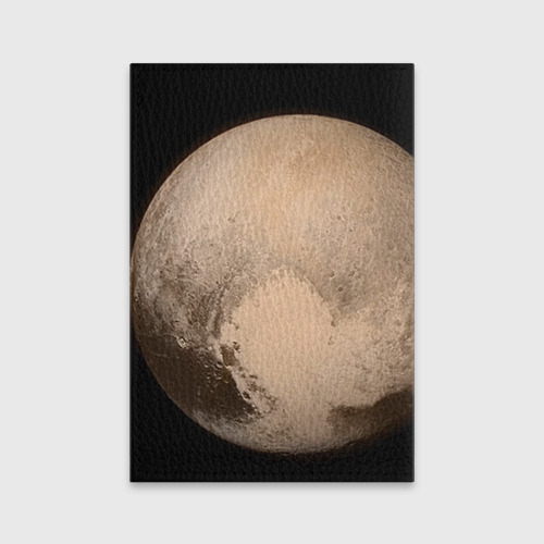 Обложка для паспорта матовая кожа Плутон, цвет черный - фото 2