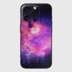 Чехол для iPhone 16 Pro силиконовый с защитой камеры Космос