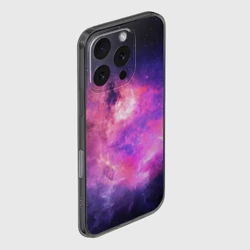 Чехол для iPhone 16 Pro силиконовый с защитой камеры Космос - фото 2