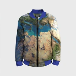 Детский бомбер 3D Земля