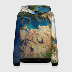 Женская толстовка 3D Земля