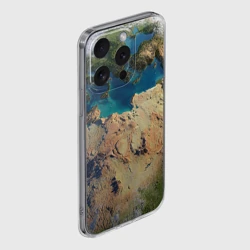 Чехол для iPhone 15 Pro силиконовый с защитой камеры Земля - фото 2