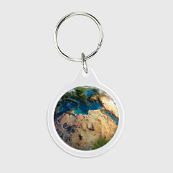 Брелок круглый Земля