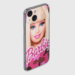 Чехол для iPhone 15 силиконовый с защитой камеры Барби - фото 2