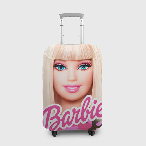 Чехол для чемодана с принтом Барби, вид спереди №1