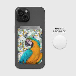 Картхолдер Magsafe магнитный Попугаи - фото 2