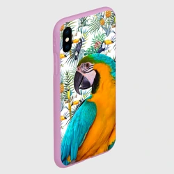 Чехол для iPhone XS Max матовый Попугаи - фото 2