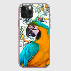 Чехол для iPhone 12 Pro Попугаи