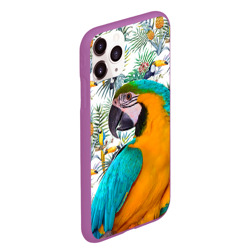 Чехол для iPhone 11 Pro Max матовый Попугаи - фото 2