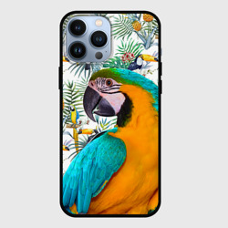Чехол для iPhone 13 Pro Max Попугаи