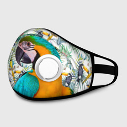 Маска из неопрена Попугаи