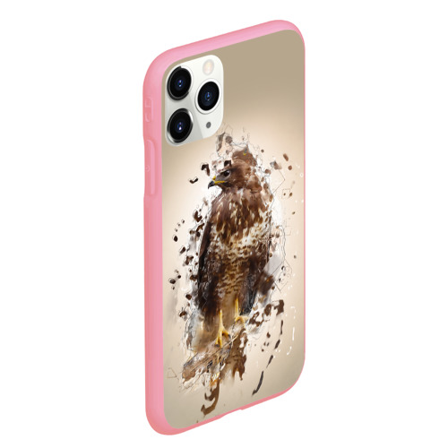 Чехол для iPhone 11 Pro Max матовый Птица, цвет баблгам - фото 3