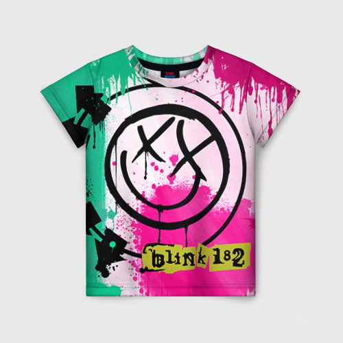 Детская футболка 3D Blink 182, цвет 3D печать
