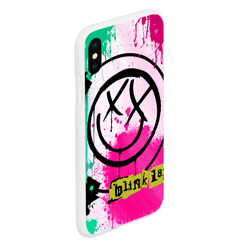 Чехол для iPhone XS Max матовый Blink 182 - фото 3