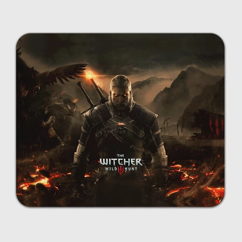Прямоугольный коврик для мышки Wild hunt