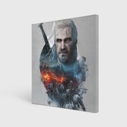 Холст квадратный Witcher