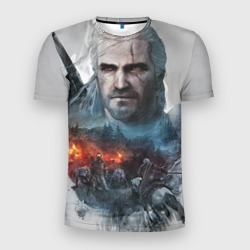 Мужская футболка 3D Slim Witcher