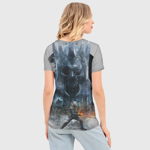Женская футболка 3D Slim Witcher, цвет 3D печать - фото 4