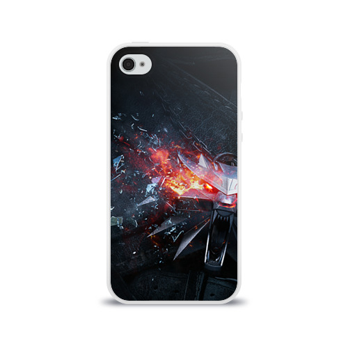 Чехол для Apple iPhone 4/4S силиконовый глянцевый Волк Фото 01 Чехол для Apple iPhone 4/4S силиконовый глянцевый Волк Фото 01