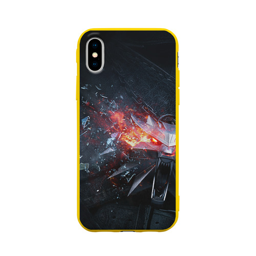 Чехол для Apple iPhone X силиконовый матовый Волк Фото 01 Чехол для Apple iPhone X силиконовый матовый Волк Фото 01
