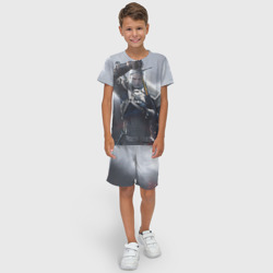 Детский костюм с шортами 3D Геральт - фото 2