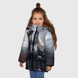 Зимняя куртка для девочек 3D Геральт - фото 2