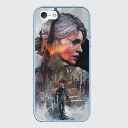 Чехол для iPhone 5/5S матовый Девушки Ведьмака