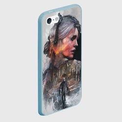 Чехол для iPhone 5/5S матовый Девушки Ведьмака - фото 2