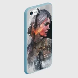 Чехол для iPhone 5/5S матовый Девушки Ведьмака - фото 2