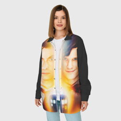 Женская рубашка oversize 3D Доктор кто - фото 2