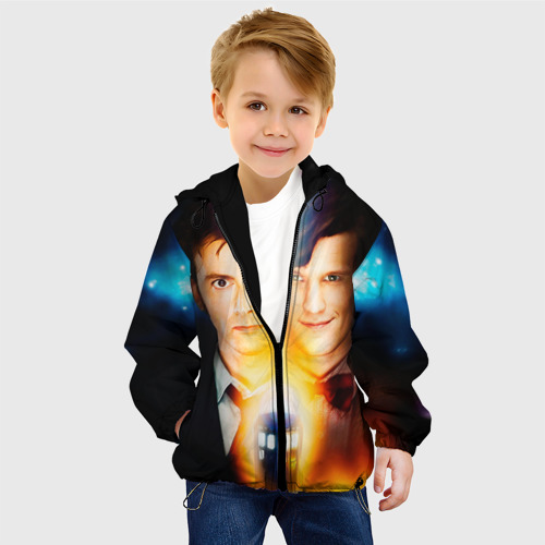 Детская куртка 3D Доктор кто, цвет черный - фото 3