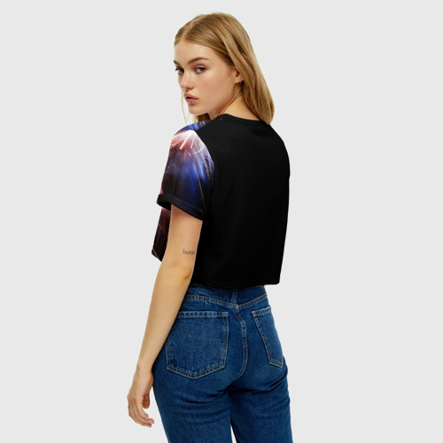 Женская футболка Crop-top 3D Доктор кто - фото 5