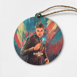 Деревянная игрушка круг Доктор кто