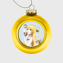 Ёлочный шар стеклянный/пластиковый Шинобу