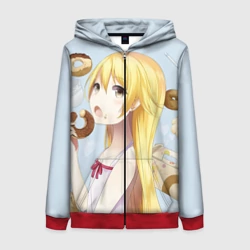 Женская толстовка 3D на молнии Шинобу