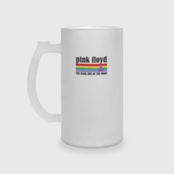 Кружка пивная матовое стекло Pink Floyd