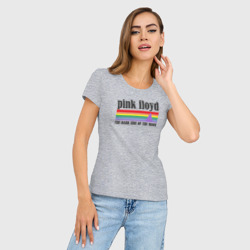 Женская футболка хлопок Slim Pink Floyd - фото 2