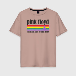 Женская футболка хлопок Oversize Pink Floyd