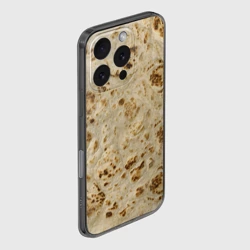 Чехол для iPhone 16 Pro силиконовый с защитой камеры Лаваш текстура - фото 2