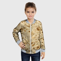Детский бомбер 3D Лаваш текстура - фото 2