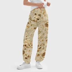 Женские джоггеры оверсайз 3D Лаваш текстура - фото 2