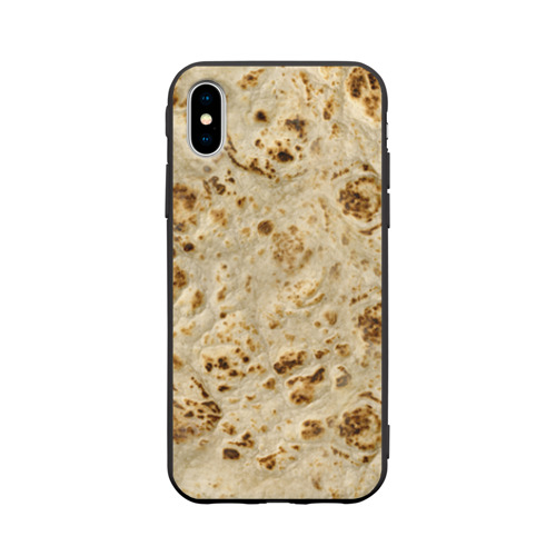 Чехол для Apple iPhone X силиконовый матовый Лаваш Фото 01 Чехол для Apple iPhone X силиконовый матовый Лаваш Фото 01