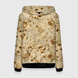 Женская толстовка 3D Лаваш текстура