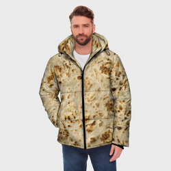 Мужская зимняя куртка 3D Лаваш текстура - фото 2