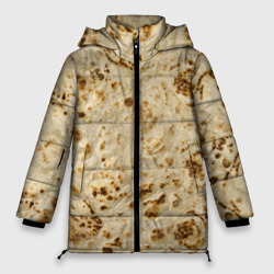 Женская зимняя куртка Oversize Лаваш текстура