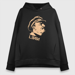 Женское худи Oversize хлопок Lenin Vladimir